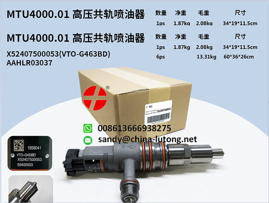 Para o OEM Detroit peças do motor a diesel RX52407500021 injector a diesel para MTU 4000 RX52407500050 23526589 VTO-G360BM MTU4000.01