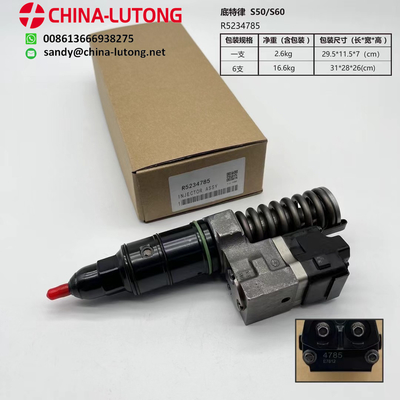adequado para Detroit Diesel Injector S60 injetor R5234795 5234795 Para Freightliner Kenworth Peterbilt Volvo Detroit serie 60 motor
