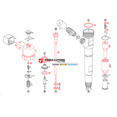 0 445 110 064 Injetor Diesel Injetor 0 445 110 064 0986435147 para Hyundai KIA Carens Para HYUNDAI Santa Matrix KIA