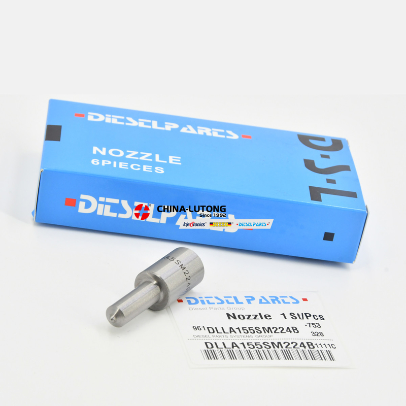 Bico de injetor de combustível diesel confiável DLLA155SM224B de alta qualidade DLLA155SM224B Sprayer 150118-00006 para Doosan Solar 330LC-V